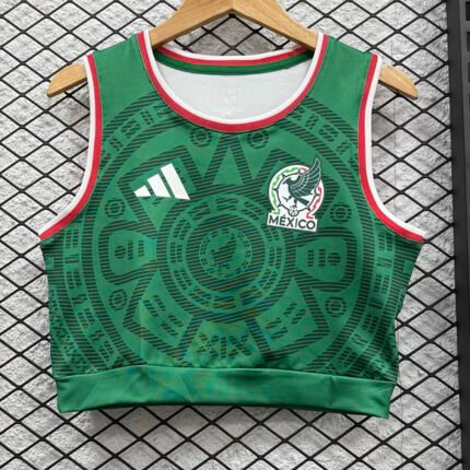 2026-27 Mexico Home Green Women Vest Soccer Jersey AAA